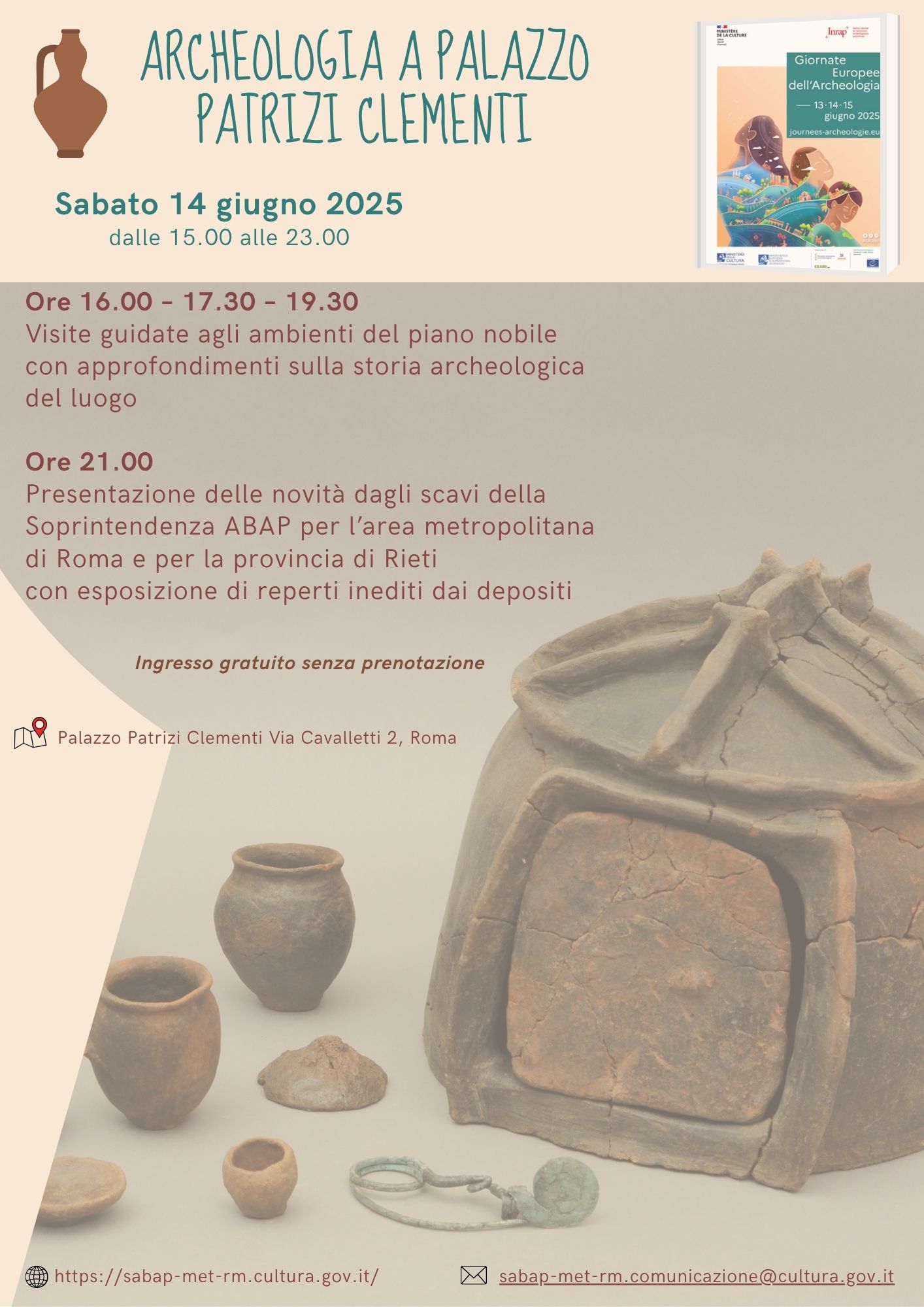 Archeologia a Palazzo Patrizi Clementi